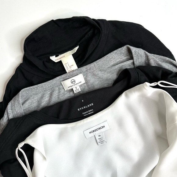 Nordstrom Tops - Basic Designer Bundle 4 Pieces Tops and Dress Size XS - S Everlane AG Nordstrom